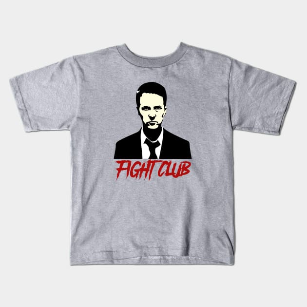 fight club Kids T-Shirt by theanomalius_merch